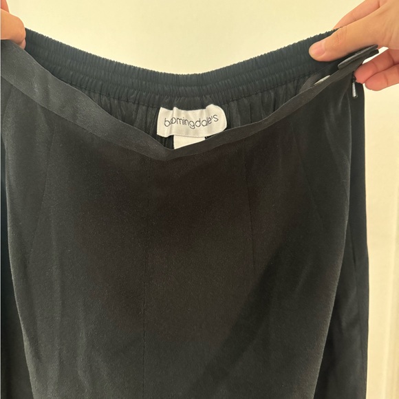 NWOT Bloomingdale’s Elastic Waist 100% Silk Petite Pants - Picture 14 of 14